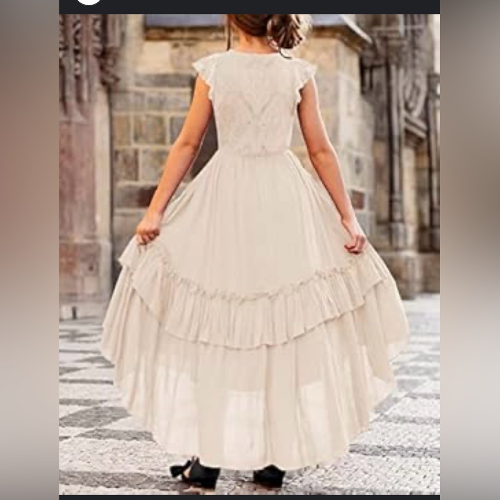 Beautiful Cream Cotton Dress